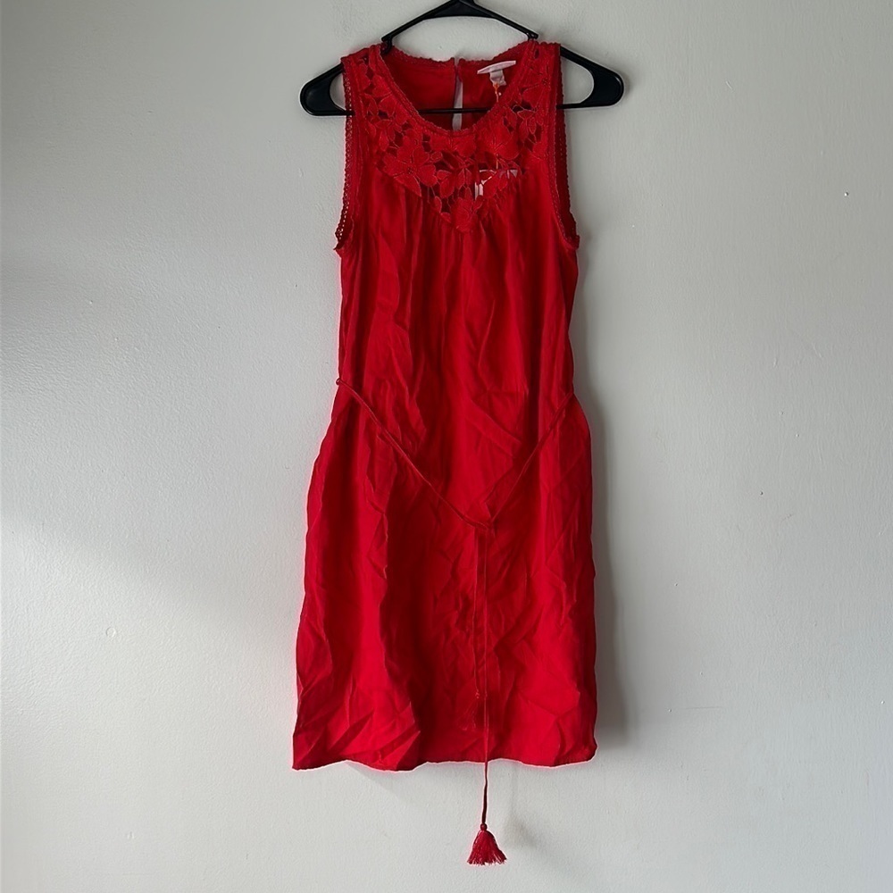Women's XS Red Dress Knox Rose Floral